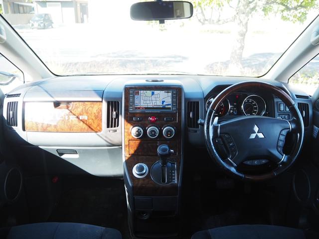デリカD:5 シャモニー 16AW TOYOR/Tタイヤ 左側パワスラ HDDナビ DVD/CD F/S/Bカメラ ETC フリップダウンモニター ウッドコンビハンドル インナーブラックライト HID コーナーセンサー(22枚目)