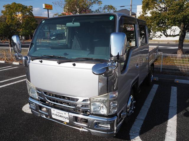 エルフトラック Ｗキャブ　最積２０００ｋｇ　メッキパーツ　アオリ縞板　後輪Ｗタイヤ　ハンドル／シートカバー　ＥＴＣ　荷台内寸２０７ｃｍ×１６１ｃｍ×３８ｃｍ　マーカー　キーレス（60枚目）