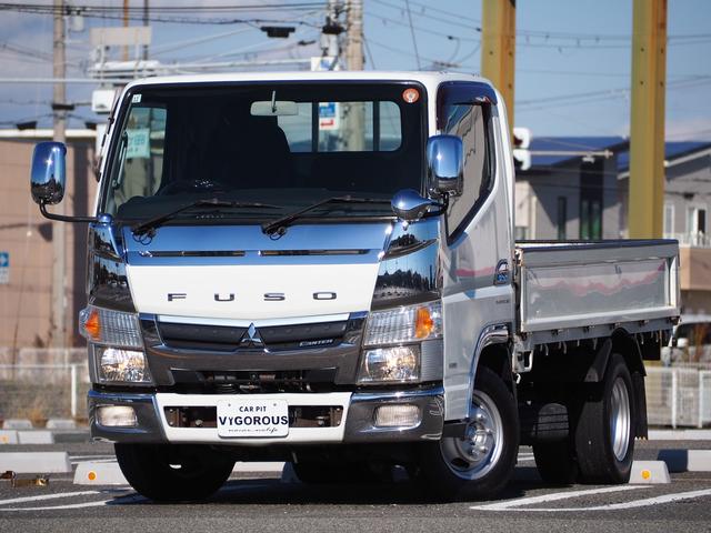 キャンター 　積載量１５００ｋｇ　メッキパーツ　後輪Ｗタイヤ　ハンドルカバー　フォグ　キーレス　左電格　荷台内寸（３１２×１６１×３７）（4枚目）