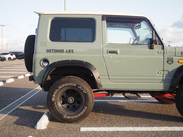 ジムニー ワイルドウインド　ユーザー様買取車　リフトアップ　オーバーフェンダー　１５ＡＷ　ジオランダーＡＴタイヤ　Ｆ／Ｒパイプバンパー　社外マフラー／グリル　ＬＥＤライト／テール　ＣＤ　Ｂｌｕｅｔｏｏｔｈ　ｉＰｏｄ　シートカバー（54枚目）