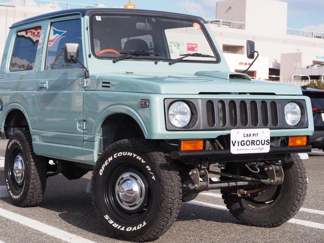 ジムニー ワイルドウインドリミテッド　リフトアップ　ＤＥＡＮ１６ＡＷ　ＴＯＹＯＲ／Ｔタイヤ　社外（前後バンパー／グリル／マフラー／ハンドル）　ＲＡＹＢＲＩＧライト　ＬＥＤテール　ｉＰｏｄ　ＥＴＣ　シートカバー（9枚目）