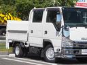 エルフトラック Ｗキャブフラットロー　極東パワーゲート　昇降荷重６００ｋｇ（１５７ｃｍ×８７ｃｍ）　最積１４５０ｋｇ　荷台内寸２０３ｃｍ×１６１ｃｍ×３８ｃｍ　後輪Ｗタイヤ　シートカバー　メッキパーツ　荷台／アオリ縞板　ＥＴＣ　キーレス（5枚目）