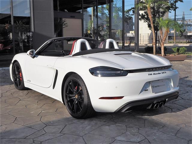 718ボクスターGTS 赤革 エントリードライブ 純正ナビ(6枚目)