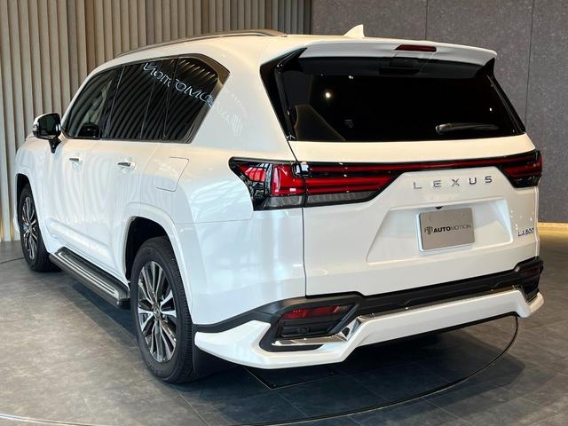 LX LX600 リアエンターテイメントシステム/マークレビンソン3Dサウンド/モデリスタ Fスポイラー・Rスカート・ Sステップメタルプレート/SR/クールボックス/ホワイト革シート/マルチテレインモニタ(10枚目)