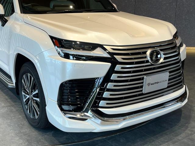 LX LX600 リアエンターテイメントシステム/マークレビンソン3Dサウンド/モデリスタ Fスポイラー・Rスカート・ Sステップメタルプレート/SR/クールボックス/ホワイト革シート/マルチテレインモニタ(28枚目)