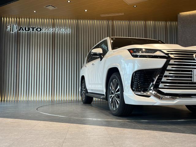 LX LX600 リアエンターテイメントシステム/マークレビンソン3Dサウンド/モデリスタ Fスポイラー・Rスカート・ Sステップメタルプレート/SR/クールボックス/ホワイト革シート/マルチテレインモニタ(37枚目)