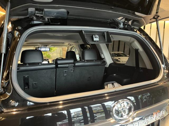 ランドクルーザープラド TX Lパッケージ ムーンルーフ/ブラックルーフレール/19インチ純正アルミホイール/モデリスタ フロントスポイラー/モデリスタ リアスカート/モデリスタリアスポイラー/純正OPウッド調ステアリング/アルパインナビ(79枚目)