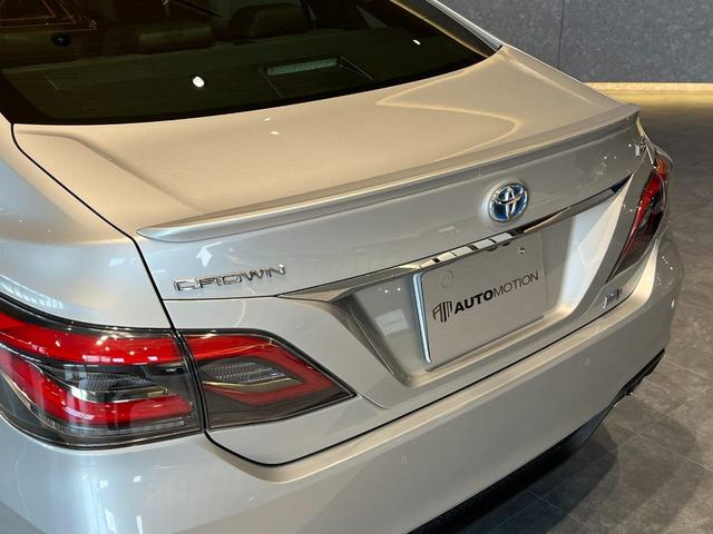 クラウンハイブリッド RSアドバンス 1オーナー/新車保証/全周囲モニター/デジタルインナーミラー/セーフティパッケージプラス/18インチスパッタリングAW/メモリー付黒革シート/シートヒーター・ベンチレーション/12.3インチナビ(37枚目)