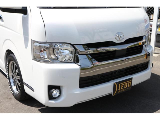 スーパーGL ダークプライムII 2.8D-T3ナンバーワゴン乗用車登録8人ベンチシート2脚スライドレールフルセグナビフリップダウンモニター両側電動スライドドアパノラマミックビューモニターLEDテールウッドインテリアミニバン仕様(6枚目)