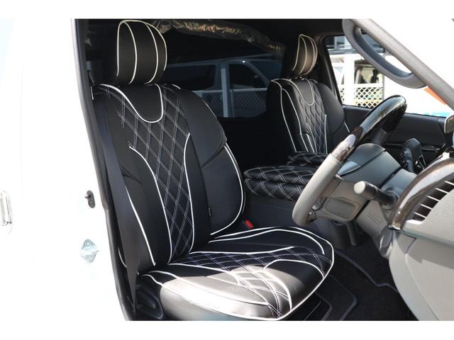 スーパーGL ダークプライムII 2.8D-T3ナンバーワゴン乗用車登録8人ベンチシート2脚スライドレールフルセグナビフリップダウンモニター両側電動スライドドアパノラマミックビューモニターLEDテールウッドインテリアミニバン仕様(45枚目)