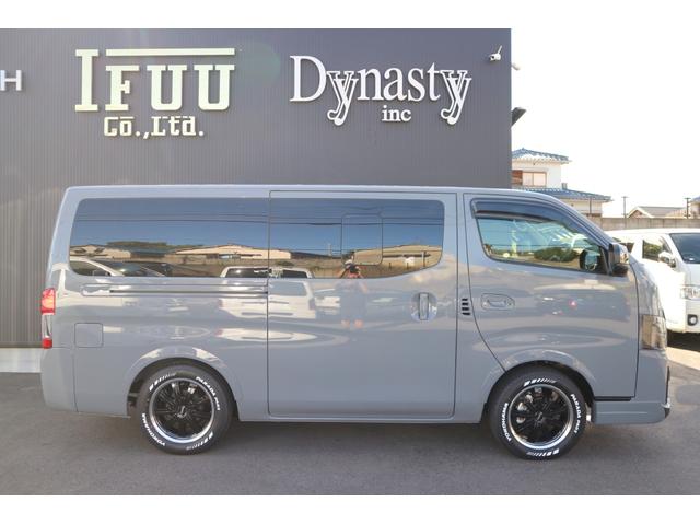 キャラバン ロンググランドプレミアムＧＸ　カスタムコンプリートＤｙｎａｓｔｙＧＲＯＵＮＤバンパープロテクターオーバーフェンダーバケットシートカバーベッドキット重歩行用フロアシート地ナビ後席モニターセンターコンソール寒冷地仕様シートヒーター（20枚目）