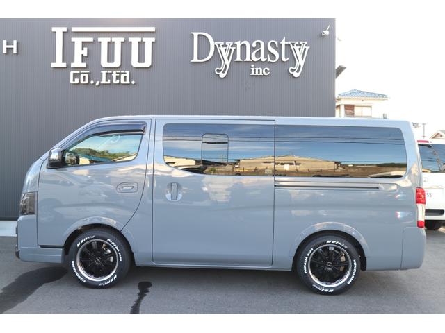 キャラバン ロンググランドプレミアムＧＸ　カスタムコンプリートＤｙｎａｓｔｙＧＲＯＵＮＤバンパープロテクターオーバーフェンダーバケットシートカバーベッドキット重歩行用フロアシート地ナビ後席モニターセンターコンソール寒冷地仕様シートヒーター（27枚目）