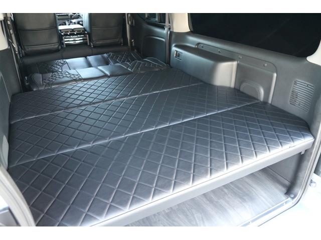 キャラバン ロンググランドプレミアムＧＸ　カスタムコンプリートＤｙｎａｓｔｙＧＲＯＵＮＤバンパープロテクターオーバーフェンダーバケットシートカバーベッドキット重歩行用フロアシート地ナビ後席モニターセンターコンソール寒冷地仕様シートヒーター（36枚目）