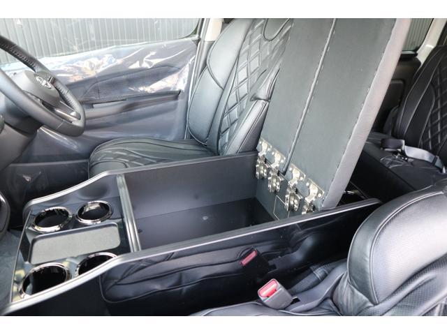 キャラバン ロンググランドプレミアムＧＸ　カスタムコンプリートバンパープロテクターブラックＬＥＤヘッドライトオーバーフェンダー１８ｉｎアルミバケットシートカバーベッドキット地ナビ後席モニターミラーリングセンターコンソール重歩行用フロアシート（52枚目）