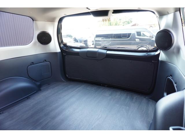 プロボックス F カスタムギアリフトアップDynastyGROUNDバンパーLEDヘッドライトラプター塗装DピラースピーカキットCFマットコーデュロイバケットシートカバー助手席テーブル地ナビピアノブラックインテリア(41枚目)