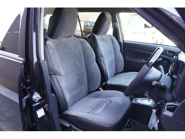 プロボックス F カスタムギアリフトアップDynastyGROUNDバンパーLEDヘッドライトラプター塗装DピラースピーカキットCFマットコーデュロイバケットシートカバー助手席テーブル地ナビピアノブラックインテリア(61枚目)