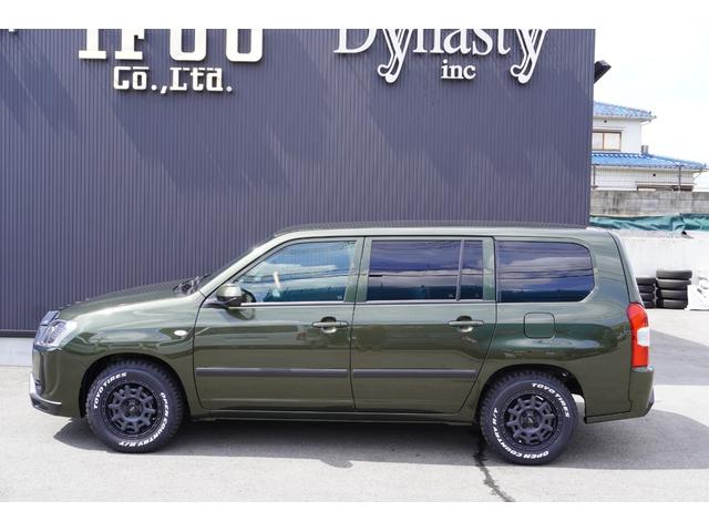 プロボックス ハイブリッドＦ　カスタムギアコンプリートＤｙｎａｓｔｙＧＲＯＵＮＤ前後バンパーＬＥＤプロジェクターヘッドライトＲＴタイヤコーデュロイバケットシートカバーＤピラースピーカーアッシュウッドインテリア助手席テーブル（34枚目）