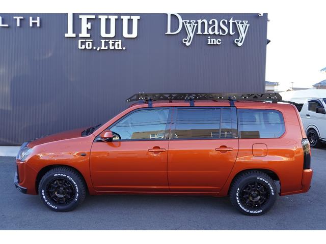 プロボックス ハイブリッドＦ　カスタムギアコンプリートＤｙｎａｓｔｙ前後バンパーＬＥＤプロジェクターヘッドライトＲＴタイヤヴィンテージレザーシートカバーＤピラースピーカーゼブラウッドインテリア助手席テーブルセンターコンソール（34枚目）