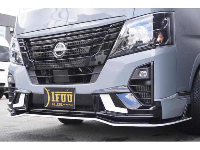 キャラバン ロンググランドプレミアムＧＸ　ＤｙｎａｓｔｙＧＴ－ｖフルエアロカスタムコンプリートオーバーフェンダー１７ｉｎアルミバケットシートカバーベットキット重歩行用フロアシートラゲッジサイドテーブル地ナビ後席モニターセンターコンソール（13枚目）