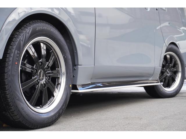 キャラバン ロンググランドプレミアムＧＸ　ＤｙｎａｓｔｙＧＴ－ｖフルエアロカスタムコンプリートオーバーフェンダー１７ｉｎアルミバケットシートカバーベットキット重歩行用フロアシートラゲッジサイドテーブル地ナビ後席モニターセンターコンソール（26枚目）