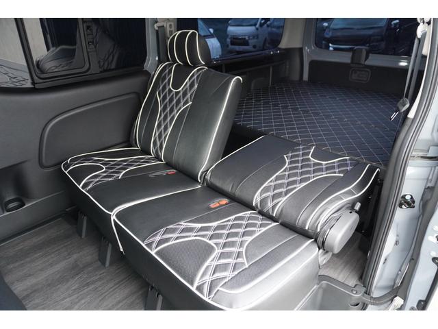 キャラバン ロンググランドプレミアムＧＸ　ＤｙｎａｓｔｙＧＴ－ｖフルエアロカスタムコンプリートオーバーフェンダー１７ｉｎアルミバケットシートカバーベットキット重歩行用フロアシートラゲッジサイドテーブル地ナビ後席モニターセンターコンソール（55枚目）