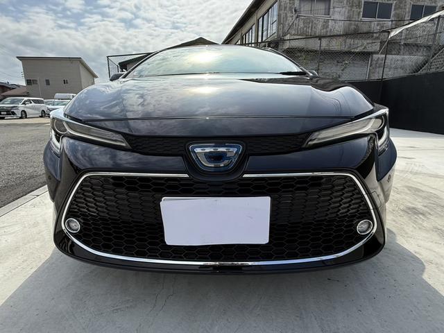 カローラツーリング ハイブリッド　ダブルバイビー　９型ＤＡナビＴＶ　ＢＳＭセット　シートヒーター　ステアヒーター　Ｂカメラ　前後ドラレコ　ＥＴＣ２．０　禁煙車　ナノイー　ハーフレザー　ＬＥＤランプ　デイライト　ソナー　１７ＡＷ　電動パーキングブレーキ（7枚目）