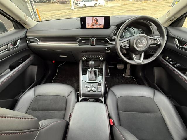 CX-5 XD ブラックトーンエディション 10.25型ナビ 地デジTVチューナー ETC パワートランク ワイヤレス充電 360ビュー BSM HUD ワンオーナー 禁煙 ステアヒーター ソナー パワーシート シートヒーター ACC SBS(3枚目)