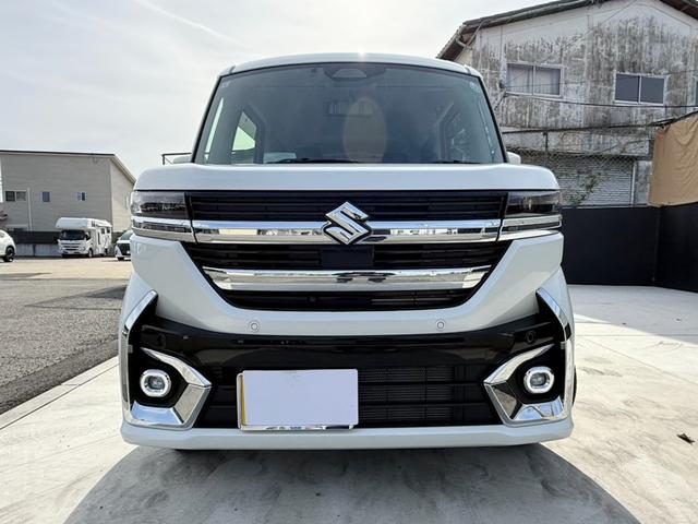 スペーシアカスタム ハイブリッドXSターボ 全方位モニター付ナビTV スズキコネクト ルームミラー型ドラレコ ETC HUD 禁煙 シートヒーター ステアヒーター TVキャンセラー セーフティサポート 両側パワスラ フルLED デジタルメーター(7枚目)