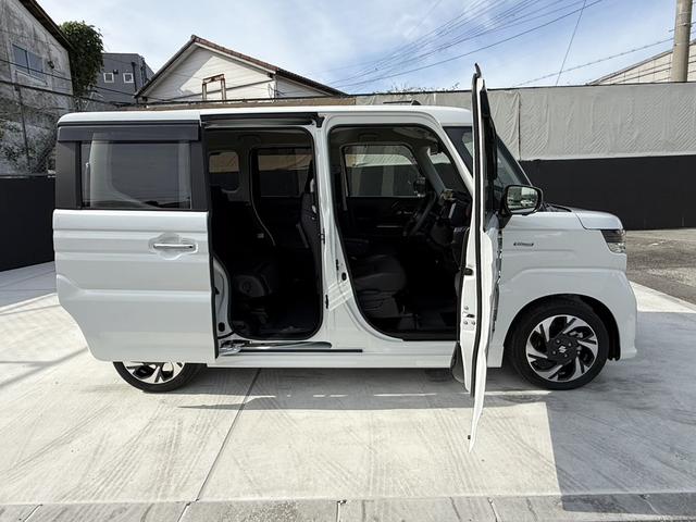 スペーシアカスタム ハイブリッドXSターボ 全方位モニター付ナビTV スズキコネクト ルームミラー型ドラレコ ETC HUD 禁煙 シートヒーター ステアヒーター TVキャンセラー セーフティサポート 両側パワスラ フルLED デジタルメーター(12枚目)