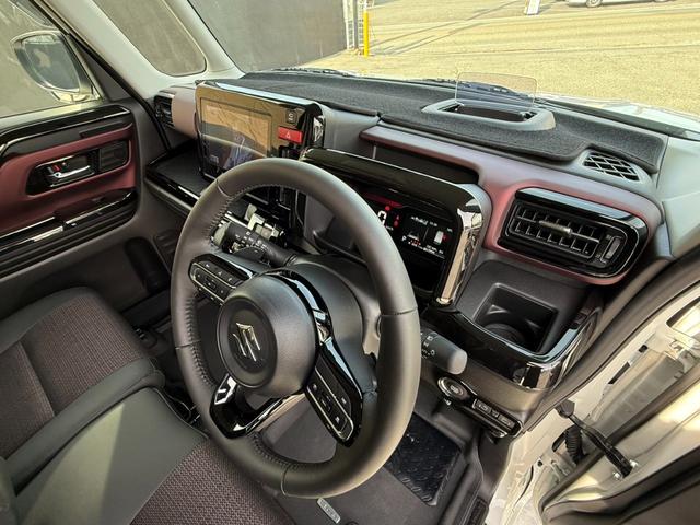 スペーシアカスタム ハイブリッドXSターボ 全方位モニター付ナビTV スズキコネクト ルームミラー型ドラレコ ETC HUD 禁煙 シートヒーター ステアヒーター TVキャンセラー セーフティサポート 両側パワスラ フルLED デジタルメーター(53枚目)