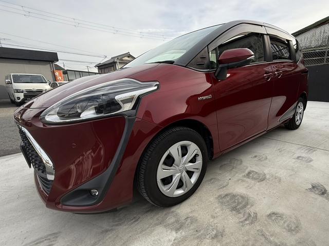 シエンタ ファンベースG 純正9インチSDナビフルセグTV パノラマビューモニター LEDランプパッケージ シートヒーター ハンドルヒーター ETC ソナーFR セーフティーセンス 禁煙車 両側パワスラLED(9枚目)