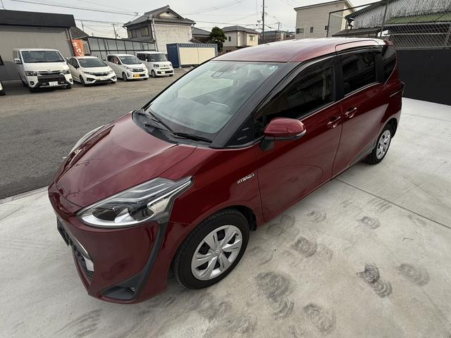 シエンタ ファンベースG 純正9インチSDナビフルセグTV パノラマビューモニター LEDランプパッケージ シートヒーター ハンドルヒーター ETC ソナーFR セーフティーセンス 禁煙車 両側パワスラLED(10枚目)