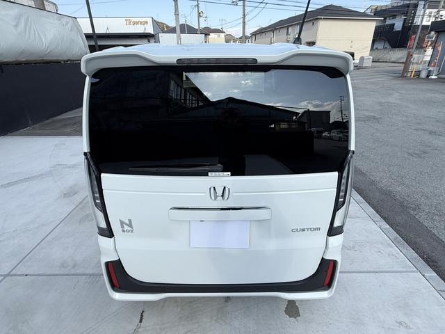 Ｎ－ＢＯＸカスタム ターボ　社外ＤＡ　Ｂカメラ　ＥＴＣ　両側パワスラ　ハーフレザー　シートヒーター　ホンダセンシング　ソナーＦＲ　ワンオーナー　禁煙　フルＬＥＤランプ　１５ＡＷ　革巻きハンドル　パドルシフト　ＴＦＴ液晶メーター（18枚目）