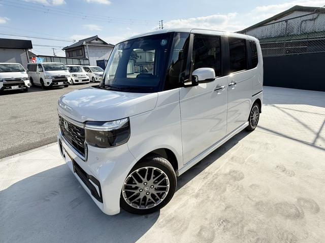 Ｎ－ＢＯＸカスタム ターボ　社外ＤＡ　Ｂカメラ　ＥＴＣ　両側パワスラ　ハーフレザー　シートヒーター　ホンダセンシング　ソナーＦＲ　ワンオーナー　禁煙　フルＬＥＤランプ　１５ＡＷ　革巻きハンドル　パドルシフト　ＴＦＴ液晶メーター（26枚目）