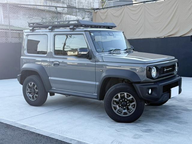 ジムニーシエラ JC アルパイン9インチナビTV Bカメラ リアラダー ルーフキャリア ETC 前後ドラレコ アームレスト ワンオーナー 禁煙車 セーフティーサポート 15AW LED フォグ シートヒーター(2枚目)