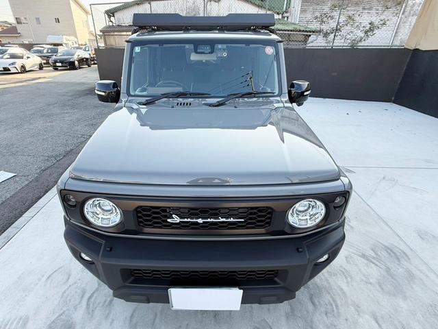 ジムニーシエラ JC アルパイン9インチナビTV Bカメラ リアラダー ルーフキャリア ETC 前後ドラレコ アームレスト ワンオーナー 禁煙車 セーフティーサポート 15AW LED フォグ シートヒーター(7枚目)