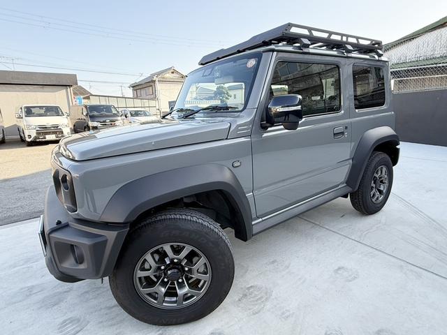 ジムニーシエラ JC アルパイン9インチナビTV Bカメラ リアラダー ルーフキャリア ETC 前後ドラレコ アームレスト ワンオーナー 禁煙車 セーフティーサポート 15AW LED フォグ シートヒーター(8枚目)