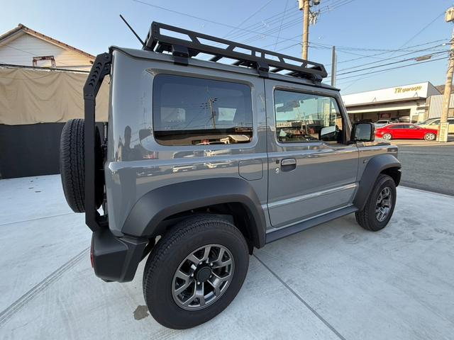 ジムニーシエラ JC アルパイン9インチナビTV Bカメラ リアラダー ルーフキャリア ETC 前後ドラレコ アームレスト ワンオーナー 禁煙車 セーフティーサポート 15AW LED フォグ シートヒーター(21枚目)