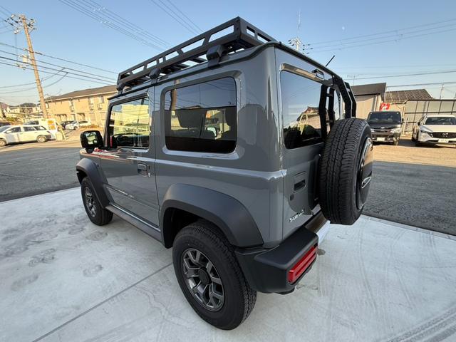 ジムニーシエラ JC アルパイン9インチナビTV Bカメラ リアラダー ルーフキャリア ETC 前後ドラレコ アームレスト ワンオーナー 禁煙車 セーフティーサポート 15AW LED フォグ シートヒーター(24枚目)