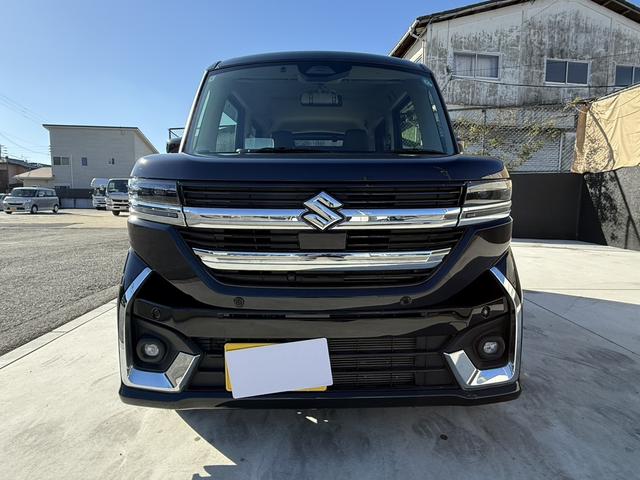 スペーシアカスタム ハイブリッドＸＳターボ　全方位モニター付メモリーナビ　スズキコネクト　ＴＶ　シートヒーター　ステアヒーター　ミラー型ドラレコ　ＥＴＣ　ＨＵＤ　両側パワスラ　セーフティサポート　フルＬＥＤランプ　革巻きハンドル　パドルシフト（7枚目）