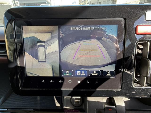 スペーシアカスタム ハイブリッドＸＳターボ　全方位モニター付メモリーナビ　スズキコネクト　ＴＶ　シートヒーター　ステアヒーター　ミラー型ドラレコ　ＥＴＣ　ＨＵＤ　両側パワスラ　セーフティサポート　フルＬＥＤランプ　革巻きハンドル　パドルシフト（47枚目）