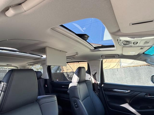 アルファード 2.5S Cパッケージ ムーンルーフ 純正後席モニター デジタルミラー BSM 9型DAナビTV 3眼LED ETC 前後ドラレコ パワートランク 合皮シート 快適温熱シート パワーシート ステアヒーター 前後左右独立AAC(4枚目)