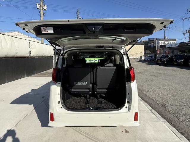 アルファード 2.5S Cパッケージ ムーンルーフ 純正後席モニター デジタルミラー BSM 9型DAナビTV 3眼LED ETC 前後ドラレコ パワートランク 合皮シート 快適温熱シート パワーシート ステアヒーター 前後左右独立AAC(22枚目)