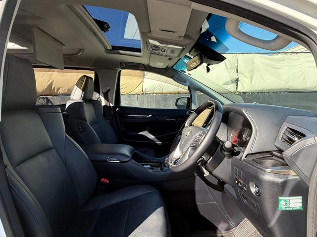 アルファード 2.5S Cパッケージ ムーンルーフ 純正後席モニター デジタルミラー BSM 9型DAナビTV 3眼LED ETC 前後ドラレコ パワートランク 合皮シート 快適温熱シート パワーシート ステアヒーター 前後左右独立AAC(32枚目)