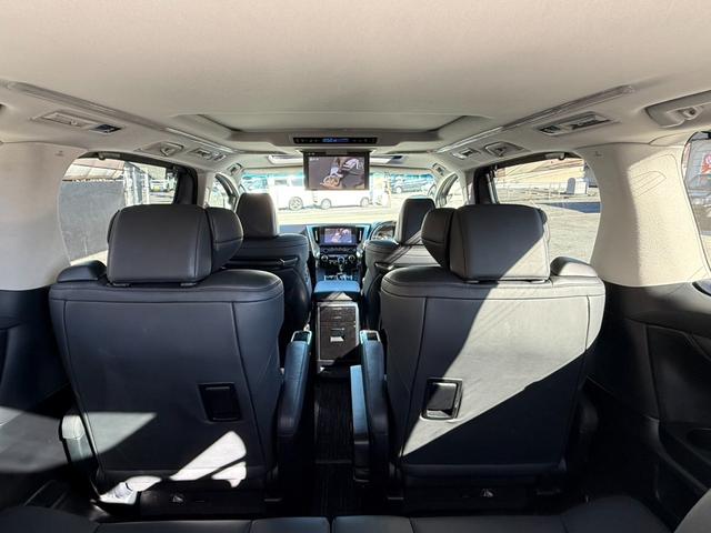 アルファード 2.5S Cパッケージ ムーンルーフ 純正後席モニター デジタルミラー BSM 9型DAナビTV 3眼LED ETC 前後ドラレコ パワートランク 合皮シート 快適温熱シート パワーシート ステアヒーター 前後左右独立AAC(41枚目)