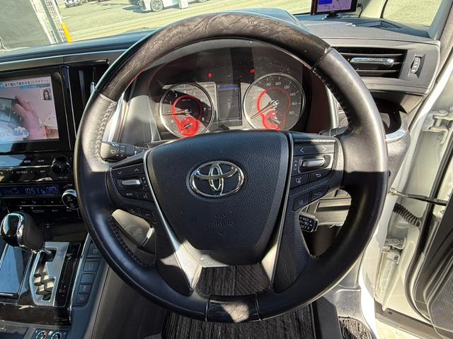 アルファード 2.5S Cパッケージ ムーンルーフ 純正後席モニター デジタルミラー BSM 9型DAナビTV 3眼LED ETC 前後ドラレコ パワートランク 合皮シート 快適温熱シート パワーシート ステアヒーター 前後左右独立AAC(42枚目)