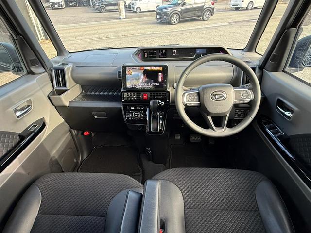 タント カスタムRSセレクション 純正9型ナビTV Bカメラ ETC ハーフレザー シートヒーター 両側パワスラ ワンオーナー 禁煙 スマアシ ACC LKAS ソナーFR ターボ 15AW シートバックテーブル LEDランプ フォグ(3枚目)