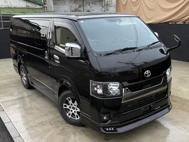 ハイエースバン スーパーＧＬ　ダークプライムＩＩ　モデリスタエアロＦＳＲ　ＴＲＤ１５インチＡＷ　１０型フローティングナビＴＶ　両側パワスラ　デジタルミラー　Ｂカメラ　ＥＴＣ　ＬＥＤランプ　ソナー　ハーフレザー　セーフティセンス　ＡＣ１００Ｖ電源（6枚目）