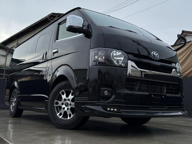 ハイエースバン スーパーＧＬ　ダークプライムＩＩ　モデリスタエアロＦＳＲ　ＴＲＤ１５インチＡＷ　１０型フローティングナビＴＶ　両側パワスラ　デジタルミラー　Ｂカメラ　ＥＴＣ　ＬＥＤランプ　ソナー　ハーフレザー　セーフティセンス　ＡＣ１００Ｖ電源（7枚目）