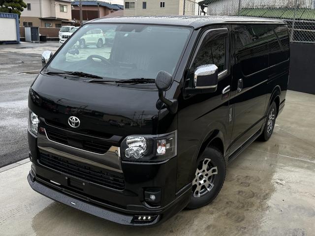 ハイエースバン スーパーＧＬ　ダークプライムＩＩ　モデリスタエアロＦＳＲ　ＴＲＤ１５インチＡＷ　１０型フローティングナビＴＶ　両側パワスラ　デジタルミラー　Ｂカメラ　ＥＴＣ　ＬＥＤランプ　ソナー　ハーフレザー　セーフティセンス　ＡＣ１００Ｖ電源（12枚目）